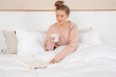 80% Hungarian Duck Down Fall Weight Comforter - New Zealand Made