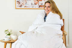 50% Hungarian Duck Down Winter Weight Comforter - New Zealand Made