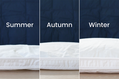 90% Hungarian Goose Down Autumn Weight Duvet - Made in NZ